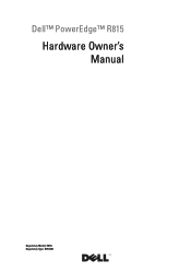 Dell PowerEdge R815 Hardware Owner's Manual