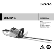 Stihl HLA 65 Product Instruction Manual