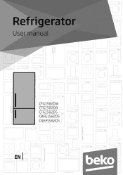 Beko CRFG1582D User Manual