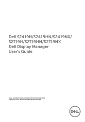 Dell S2719H Display Manager Users Guide