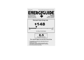 Frigidaire FFTH1422Q2 Energy Guide