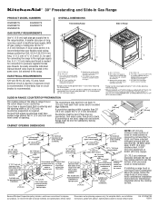 KitchenAid KGRS807SSS Dimension Guide