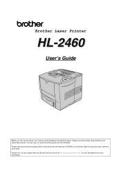 Brother International HL-2460 Users Manual - English
