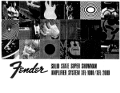 Fender Solid State Super Showman Amplifier System XFL-1000 Owner Manual