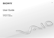 Sony VPCZ112GX/S User Manual