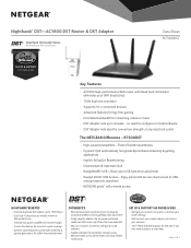 Netgear R7300DST Product Data Sheet