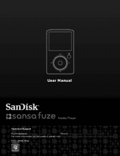 SanDisk SanDisk Sansa 4MP4 User Manual