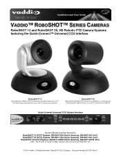 Vaddio RoboSHOT 30 RoboSHOT 12 and 30 QCCU System Manual