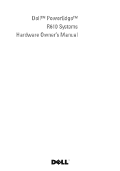 Dell External OEMR R610 Owners Manual
