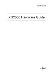 Fujitsu XG2000 Hardware Guide