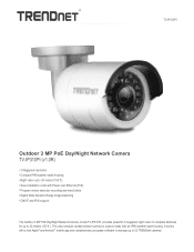 TRENDnet TV-IP310PI Datasheet