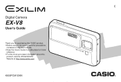 Casio EX-V8BK User Guide