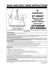 Emerson CF3300 Owner Manual