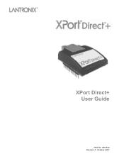 Lantronix XPort Direct XPort Direct+ - User Guide