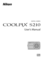 Nikon 26100 S210 User's Manual