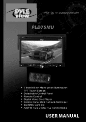 Pyle PLD75MU User Manual