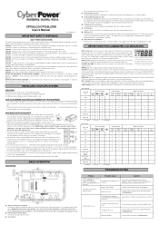 CyberPower CP750LCD User Manual