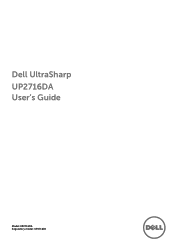 Dell UP2716DA Users Guide