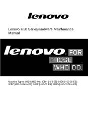 Lenovo H50-50 Lenovo H50 Series Hardware Maintenance Manual
