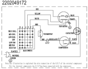Frigidaire GAC102P1A Wiring Schematic