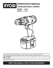Ryobi HP612K English Manual