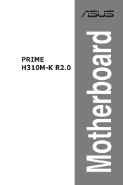 Asus PRIME H310M-K R2.0 PRIME H310M-K R20 Users Manual English