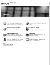 Epson WorkForce Pro GT-S85 User Manual