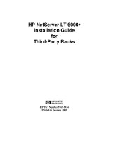HP LH6000r HP Netserver LT 6000r Third-Party Racks