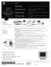 HP Officejet G500 Setup Poster