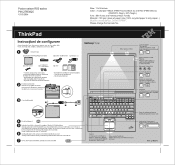 Lenovo ThinkPad R52 (Romanian) Setup guide for the ThinkPad R52, 1 of 2