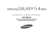 Samsung Galaxy S4 Mini User Manual