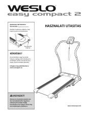 Weslo Easy Compact 2 Treadmill Hungarian Manual
