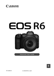 Canon EOS R6 Advanced User Guide