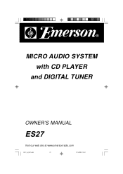 Emerson ES27 Owners Manual