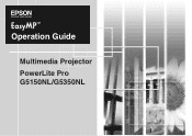 Epson PowerLite Pro G5350 Operation Guide - EasyMP