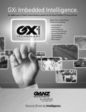 Ganz Security DFS-28-4 GXi Imbedded Intelligence Brochure