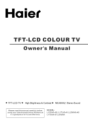 Haier L17L6A-G1 User Manual