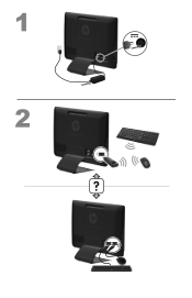 HP TouchSmart 420-1100 Quick Setup Guide