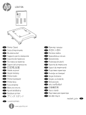 HP LaserJet Managed E60075 Printer Stand Installation Guide