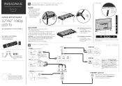 Insignia NS-32F202NA23 Quick Setup Guide