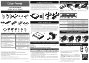 CyberPower OL8KRTF Quick Start Guide 1