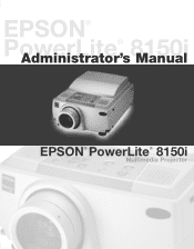 Epson PowerLite 8150i Administrator's Manual