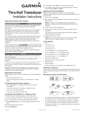 Garmin GT34UHD-THP Installation Instructions