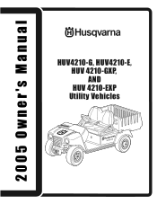 Husqvarna HUV4210GX Owners Manual