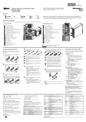 Lenovo ThinkCentre E93 (English) Safety, Warranty and Setup Guide