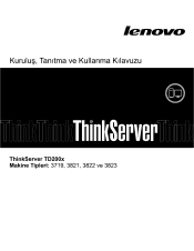 Lenovo ThinkServer TD200x (Turkey) Installation and User Guide