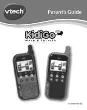 Vtech KidiGo Walkie Talkies User Manual
