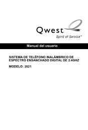 Vtech qw2621 User Manual
