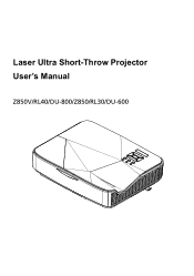 Acer Z850 User Manual