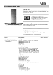 AEG DKB5960HM Specification Sheet